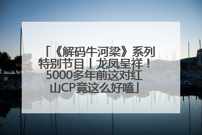 《解码牛河梁》系列特别节目丨龙凤呈祥！5000多年前这对红山CP竟这么好嗑