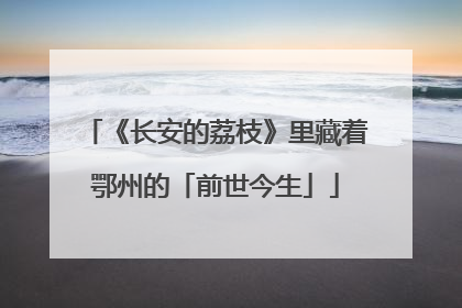 《长安的荔枝》里藏着鄂州的「前世今生」