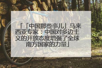 「中国那些事儿」马来西亚专家：中国对多边主义的开放态度增强了全球南方国家的力量