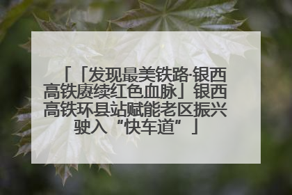 「发现最美铁路·银西高铁赓续红色血脉」银西高铁环县站赋能老区振兴驶入“快车道”