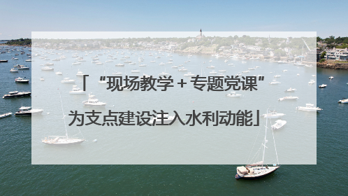 “现场教学＋专题党课”为支点建设注入水利动能