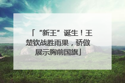 “新王”诞生！王楚钦战胜雨果，骄傲展示胸前国旗