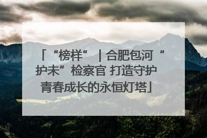 “榜样”｜合肥包河“护未”检察官 打造守护青春成长的永恒灯塔