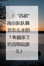 “苏超”南京队队徽是怎么来的？收藏家王世清细说源头