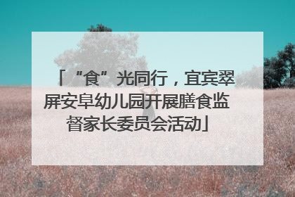 “食”光同行，宜宾翠屏安阜幼儿园开展膳食监督家长委员会活动