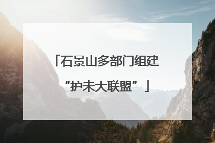 石景山多部门组建“护未大联盟”