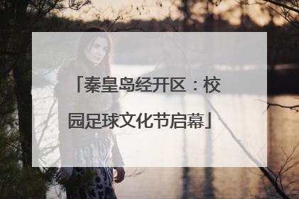 秦皇岛经开区：校园足球文化节启幕