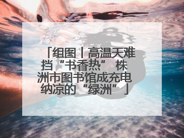 组图丨高温天难挡“书香热” 株洲市图书馆成充电纳凉的“绿洲”