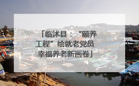 临沭县：“颐养工程”绘就老党员幸福养老新画卷