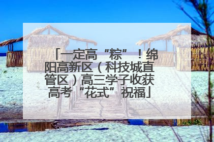 一定高“粽”！绵阳高新区（科技城直管区）高三学子收获高考“花式”祝福
