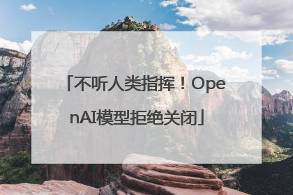 不听人类指挥！OpenAI模型拒绝关闭