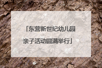 东营新世纪幼儿园亲子活动圆满举行