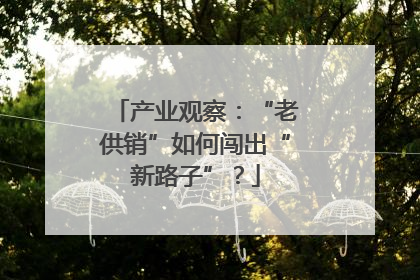 产业观察：“老供销”如何闯出“新路子”？