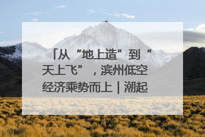 从“地上造”到“天上飞”，滨州低空经济乘势而上｜潮起渤海・网聚黄蓝