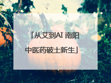 从艾到AI 南阳中医药破土新生