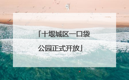 十堰城区一口袋公园正式开放