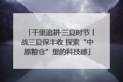 千里追耕·三夏时节丨战三夏保丰收 探索“中原粮仓”里的科技感