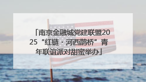 南京金融城党建联盟2025“红链・河西鹊桥”青年联谊派对甜蜜举办
