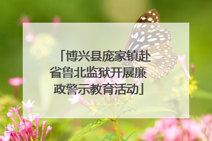 博兴县庞家镇赴省鲁北监狱开展廉政警示教育活动