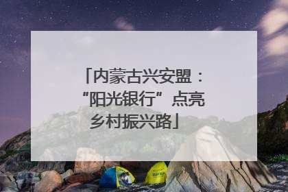 内蒙古兴安盟：“阳光银行”点亮乡村振兴路