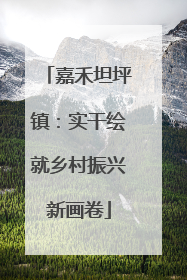 嘉禾坦坪镇：实干绘就乡村振兴新画卷