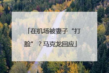 在机场被妻子“打脸”？马克龙回应