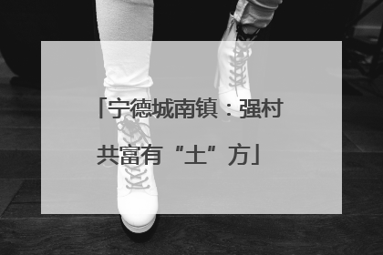 宁德城南镇：强村共富有“土”方