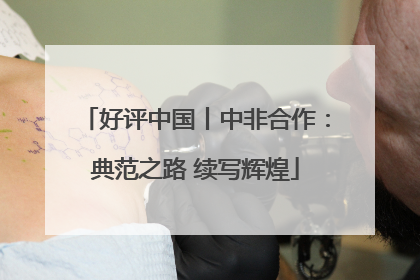 好评中国丨中非合作：典范之路 续写辉煌