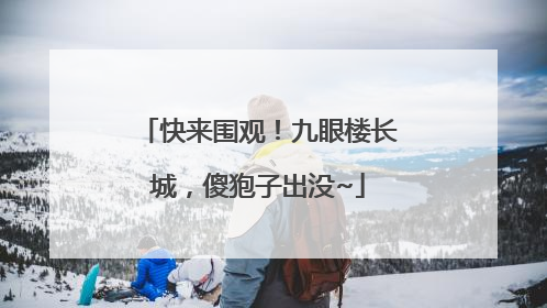 快来围观！九眼楼长城，傻狍子出没~