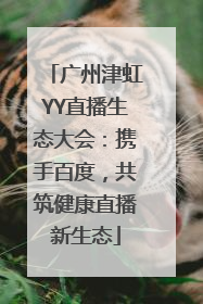 广州津虹YY直播生态大会：携手百度，共筑健康直播新生态