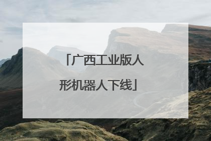 广西工业版人形机器人下线