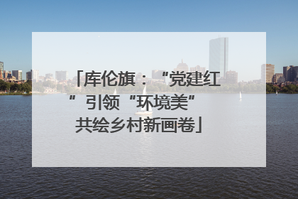 库伦旗：“党建红”引领“环境美” 共绘乡村新画卷