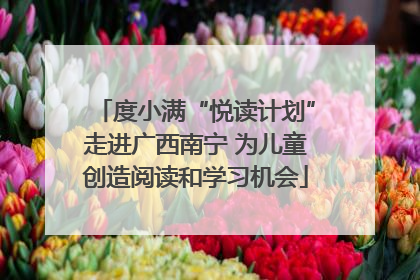 度小满“悦读计划”走进广西南宁 为儿童创造阅读和学习机会