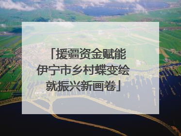 援疆资金赋能 伊宁市乡村蝶变绘就振兴新画卷