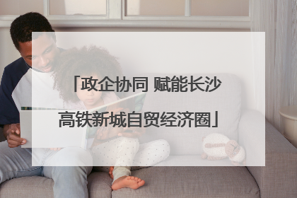 政企协同 赋能长沙高铁新城自贸经济圈