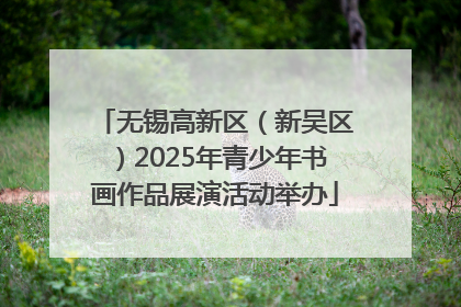 无锡高新区（新吴区）2025年青少年书画作品展演活动举办