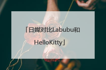 日媒对比Labubu和HelloKitty