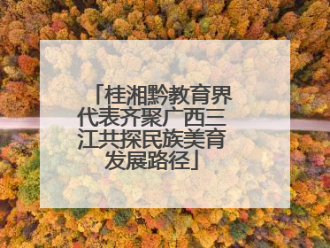 桂湘黔教育界代表齐聚广西三江共探民族美育发展路径