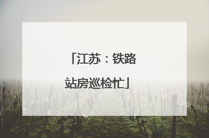 江苏：铁路站房巡检忙