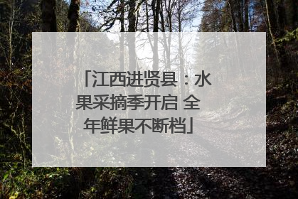 江西进贤县：水果采摘季开启 全年鲜果不断档