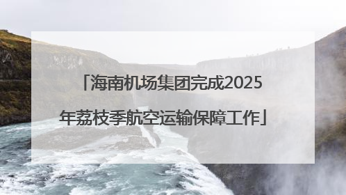海南机场集团完成2025年荔枝季航空运输保障工作