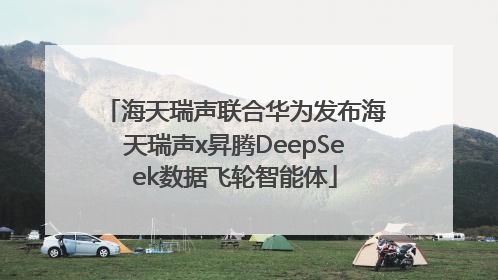 海天瑞声联合华为发布海天瑞声x昇腾DeepSeek数据飞轮智能体