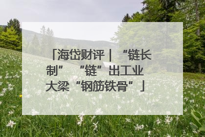 海岱财评｜“链长制” “链”出工业大梁“钢筋铁骨”