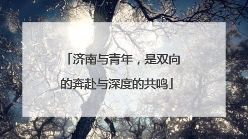 济南与青年，是双向的奔赴与深度的共鸣