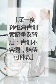 深一度｜孙继海青训索赔争议背后：青训不容易，赔偿可仲裁