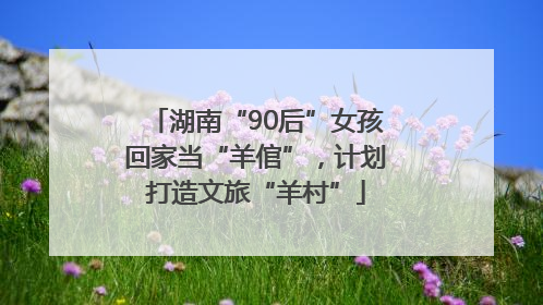 湖南“90后”女孩回家当“羊倌”，计划打造文旅“羊村”