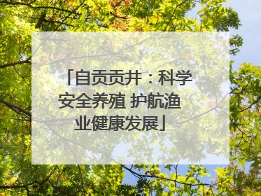 自贡贡井：科学安全养殖 护航渔业健康发展