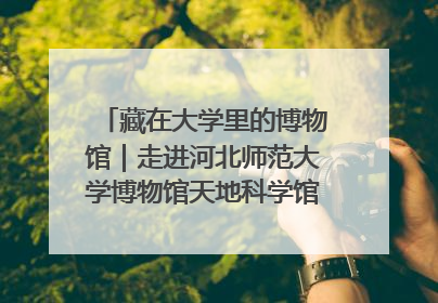 藏在大学里的博物馆｜走进河北师范大学博物馆天地科学馆：在校园里赴一场“宇宙之约”