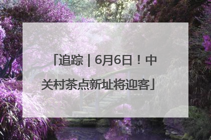 追踪｜6月6日！中关村茶点新址将迎客