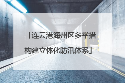 连云港海州区多举措构建立体化防汛体系